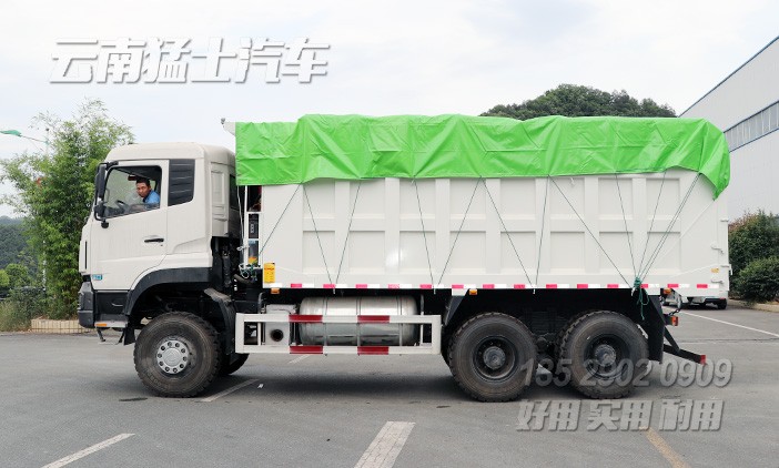 東風6*4自卸車,東風大力神自卸車,后八輪自卸卡車,340馬力礦用車,13噸渣土運輸車,東風出口車型,DFL3258
