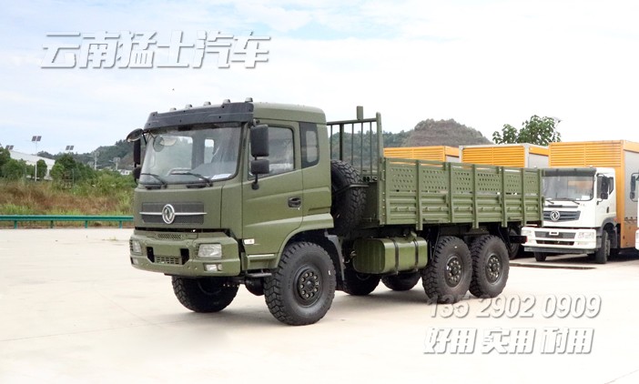 東風(fēng)天錦出口車(chē),越野運(yùn)兵車(chē),越野卡車(chē),六驅(qū)卡車(chē),6*6越野載貨車(chē)