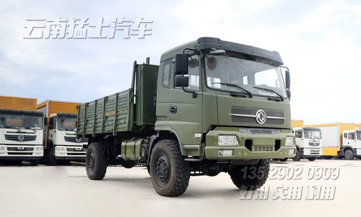 四驅(qū)東風天錦,3.5噸載貨車,天錦運兵車,4*4卡車出口,東風天錦配置