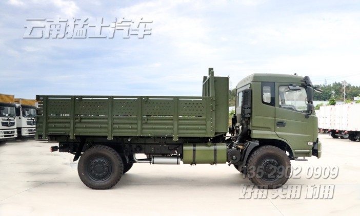 四驅(qū)東風天錦,3.5噸載貨車,天錦運兵車,4*4卡車出口,東風天錦配置