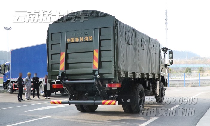 液壓尾板車,電動(dòng)升降圍板車,物流倉儲(chǔ)車,港口貨物運(yùn)輸車,東風(fēng)天錦專用車,DFH1180,18噸物流車